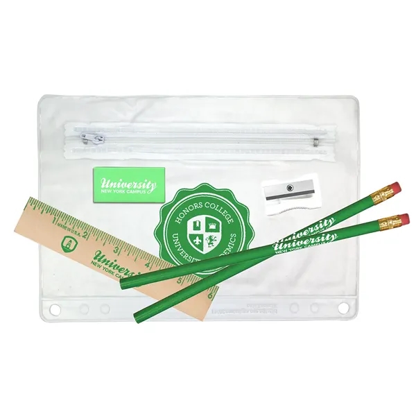 White color option for Clear Translucent School Kit