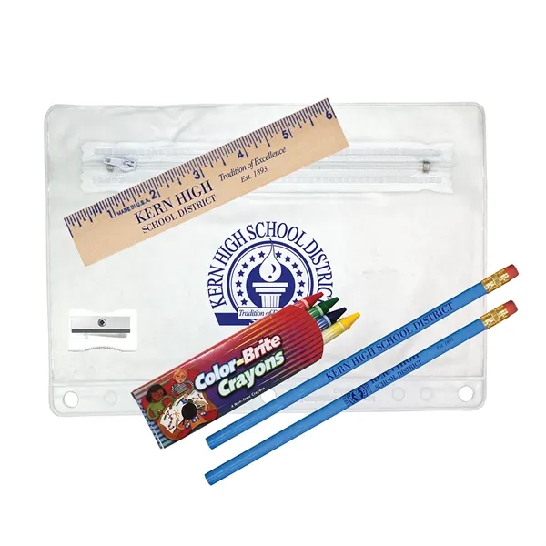 White color option for Clear Translucent School Kit