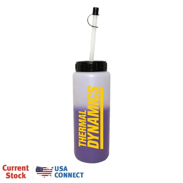 Frosted To Purple color option for Mood™ 32 Oz. Sports Bottle With Flexible Straw
