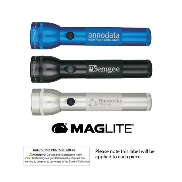 Extra color option for S2 D Maglite® 2 D Laser Engraved