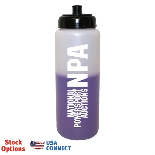 Frosted To Purple color option for Mood™ 32 Oz. Sports Bottle With Push 'N Pull Cap