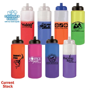 Photo of Mood™ 32 Oz. Sports Bottle With Push 'N Pull Cap