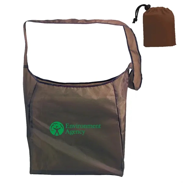 Coco Brown color option for Rpet Fold Away Sling Bag