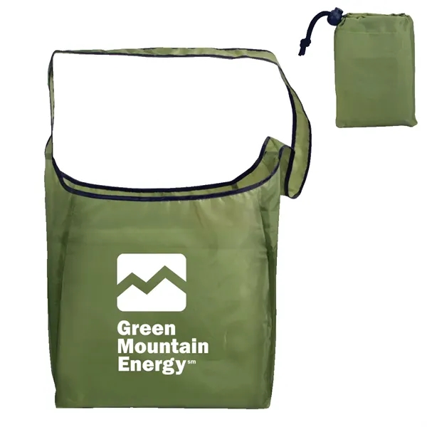 Olive Green color option for Rpet Fold Away Sling Bag