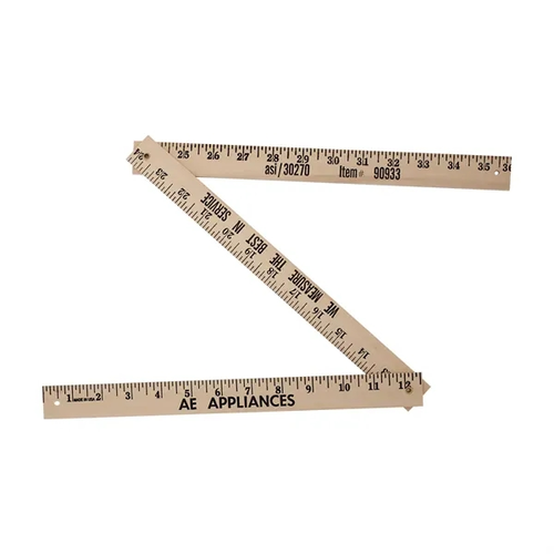 Main photo of Folding Yardsticks Natural Finish