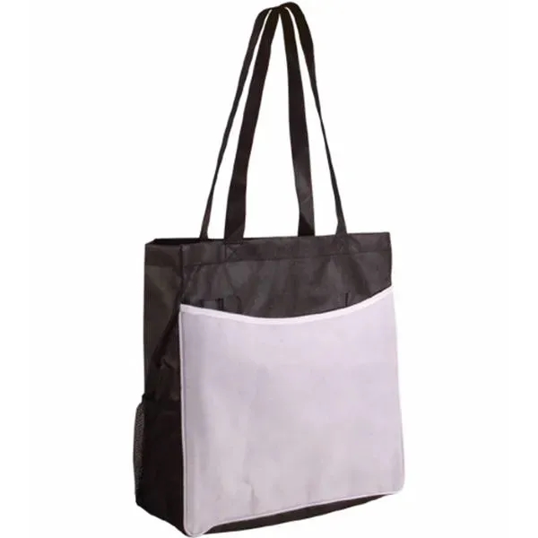 White color option for Nw Business Tote Bag, Full Color Digital