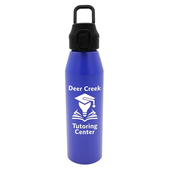 Blue color option for 25 Oz. Recycled Aluminum Bottle With Chug Lid