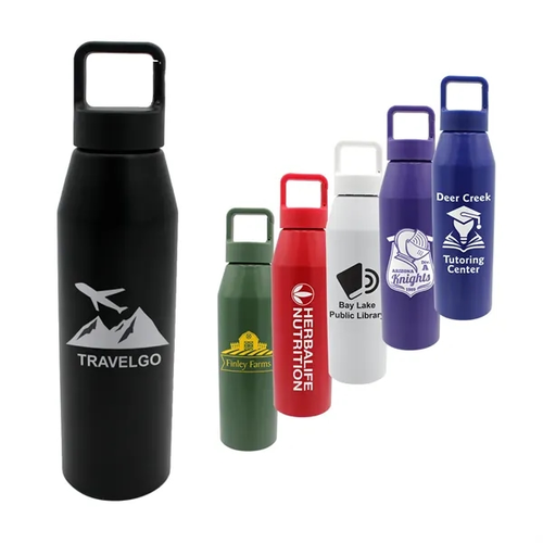 Main photo of 25 Oz. Recycled Aluminum Bottle With Carabiner Lid