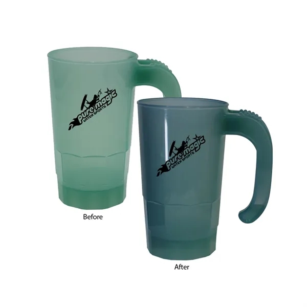 Light Green To Blue color option for Sun Fun 20 Oz. Stackable Beer Stein