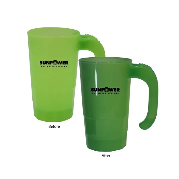 Yellow To Green color option for Sun Fun 20 Oz. Stackable Beer Stein