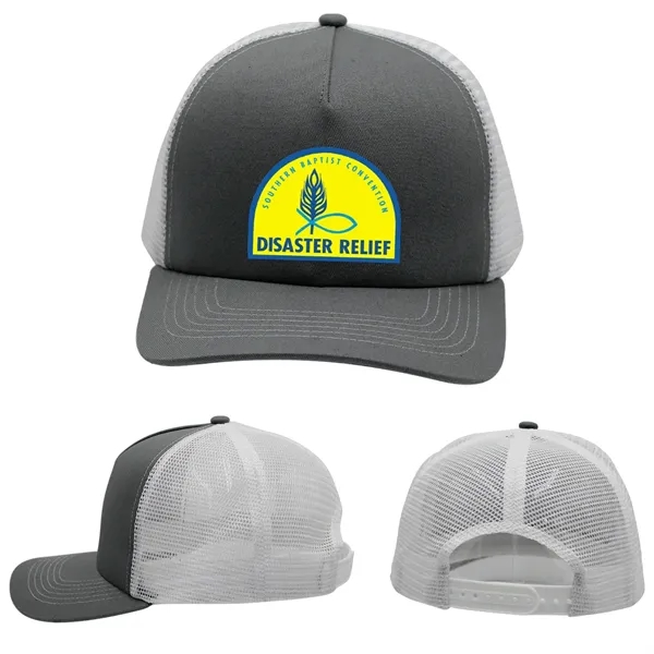 Gray color option for Hype Mesh Trucker, Full Color Digital