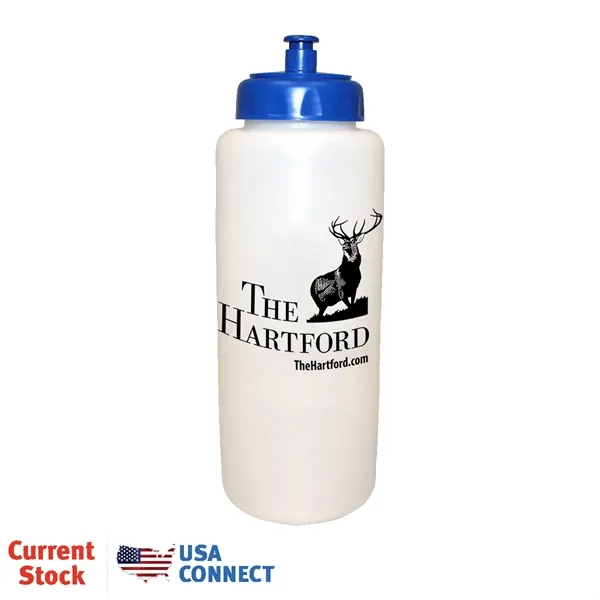 Frosted color option for 32 Oz. Grip Bottle With Push 'N Pull Cap