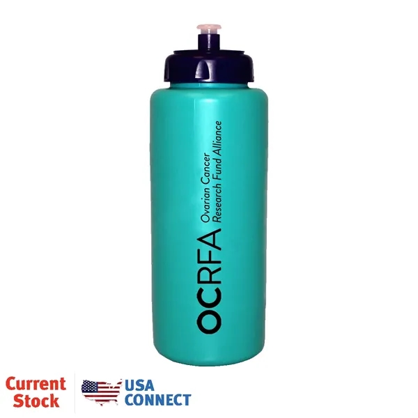 Teal color option for 32 Oz. Grip Bottle With Push 'N Pull Cap