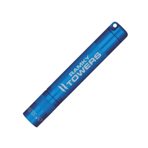 Blue color option for K3 A Maglite® Solitaire 1 Aaa, Laser Engraved
