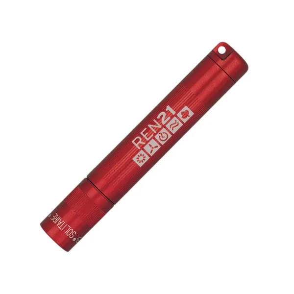 Red color option for K3 A Maglite® Solitaire 1 Aaa, Laser Engraved