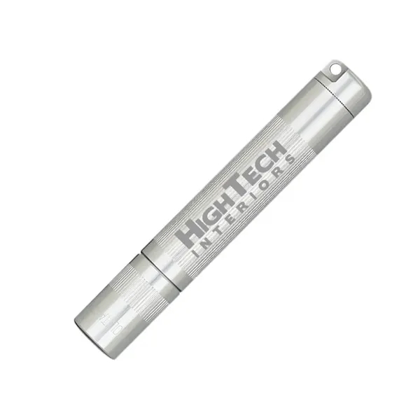Silver color option for K3 A Maglite® Solitaire 1 Aaa, Laser Engraved