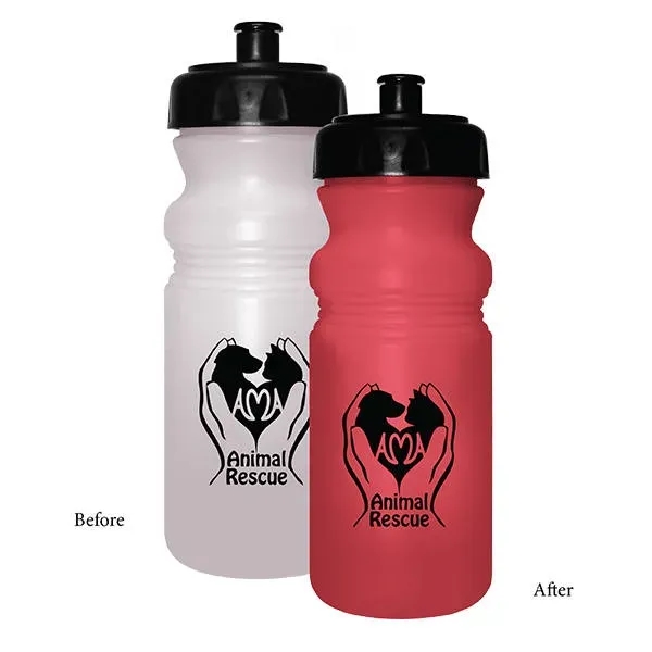 Frosted To Red color option for Sun Fun 20 Oz. Cycle Bottle