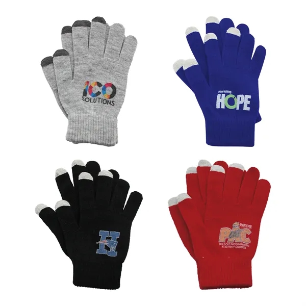 Black color option for Touch Screen Gloves, Full Color Digital