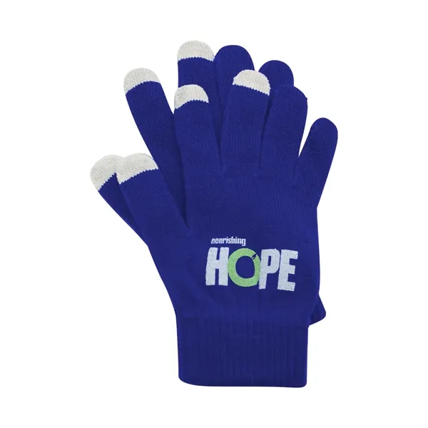 Blue color option for Touch Screen Gloves, Full Color Digital