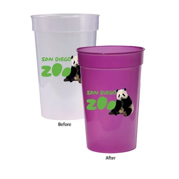 Frosted To Purple color option for Sun Fun 17 Oz. Stadium Cup, Full Color Digital