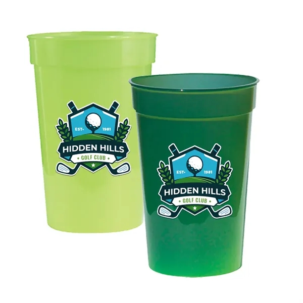 Yellow To Green color option for Sun Fun 17 Oz. Stadium Cup, Full Color Digital