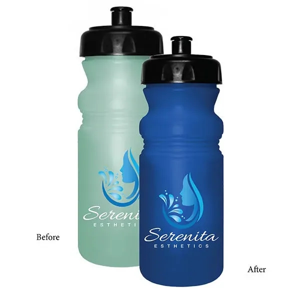 Lt. Green To Blue color option for Sun Fun 20 Oz. Cycle Bottle, Full Color Digital Direct