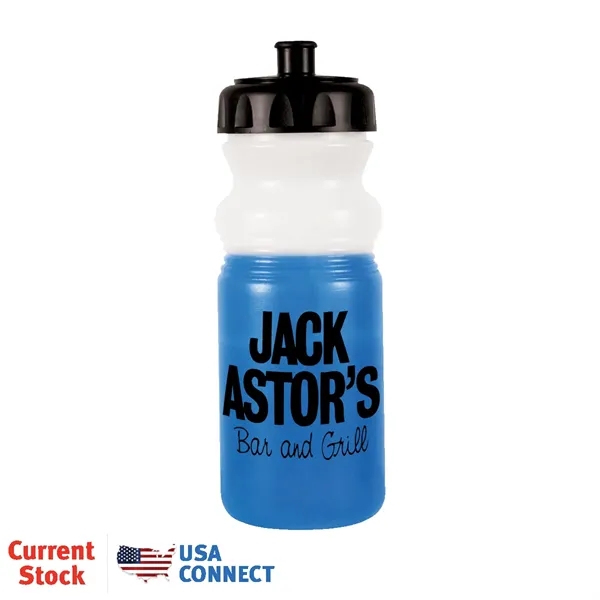 Frosted To Blue color option for Mood™ 20 Oz. Cycle Bottle   Push And Pull Cap