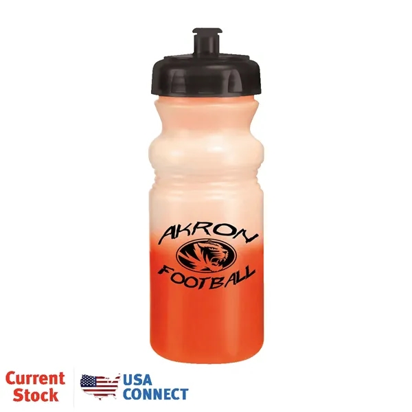 Frosted To Orange color option for Mood™ 20 Oz. Cycle Bottle   Push And Pull Cap