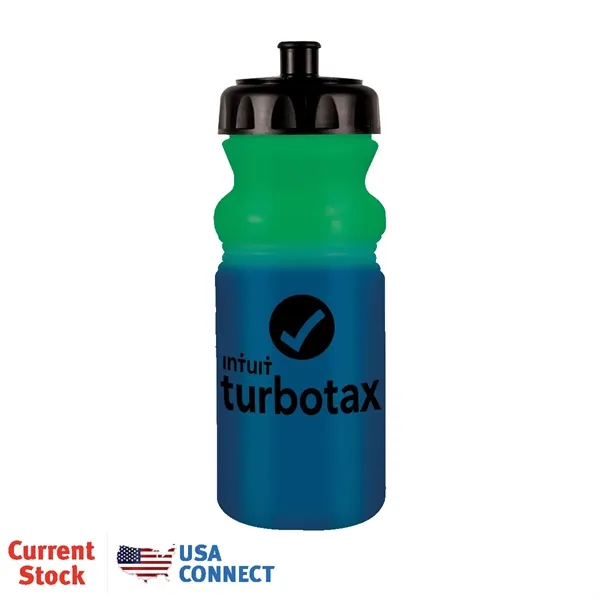 Green To Blue color option for Mood™ 20 Oz. Cycle Bottle   Push And Pull Cap
