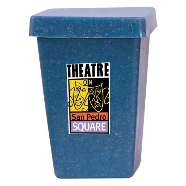 Blue color option for Promo Planter, 1 Pack Planter, Full Color Digital