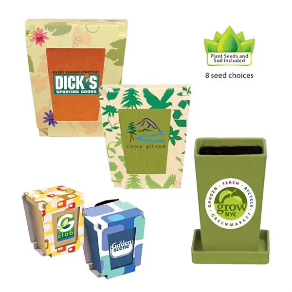 Extra color option for Promo Planter, 1 Pack Planter, Full Color Digital