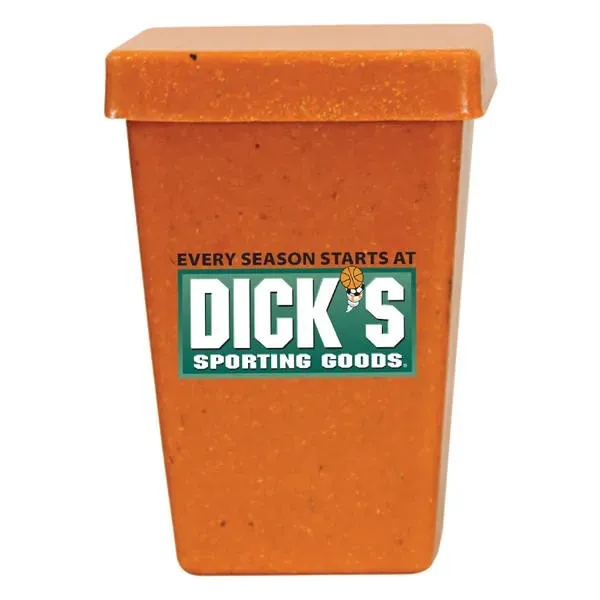 Orange color option for Promo Planter, 1 Pack Planter, Full Color Digital