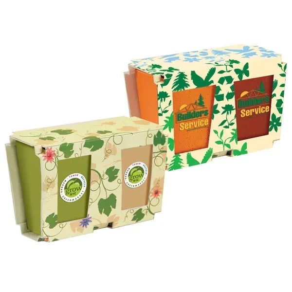 Extra color option for Promo Planter, 2 Pack Planter Set, Full Color Digital