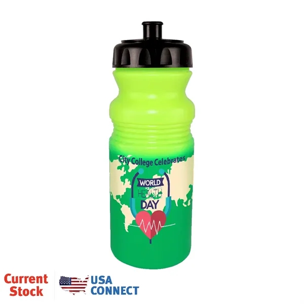 Yellow To Green color option for Mood™ 20 Oz. Cycle Bottle, Push And Pull Cap, Full Color D