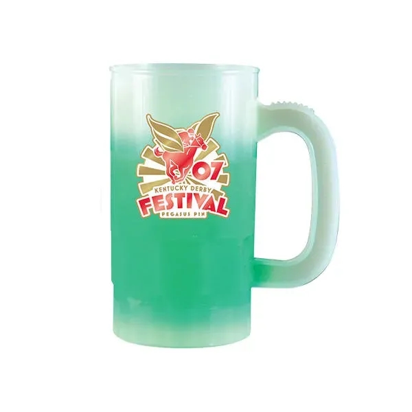 Frosted To Green color option for Mood™ 14 Oz. Beer Stein (1 Side), Full Color Digital
