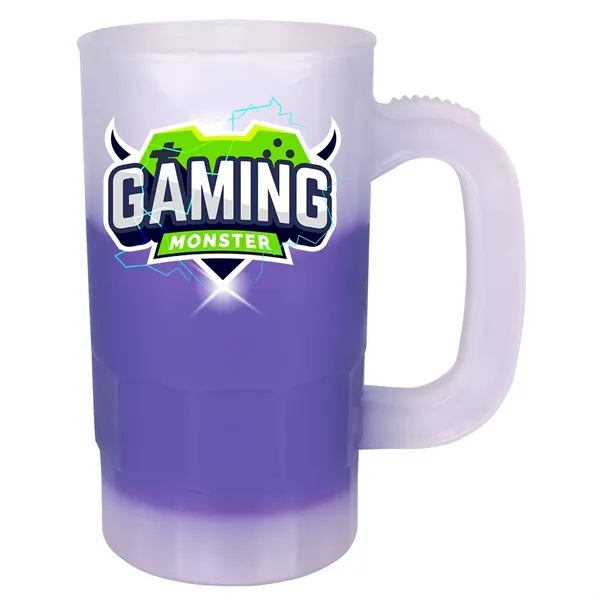 Frosted To Purple color option for Mood™ 14 Oz. Beer Stein (1 Side), Full Color Digital