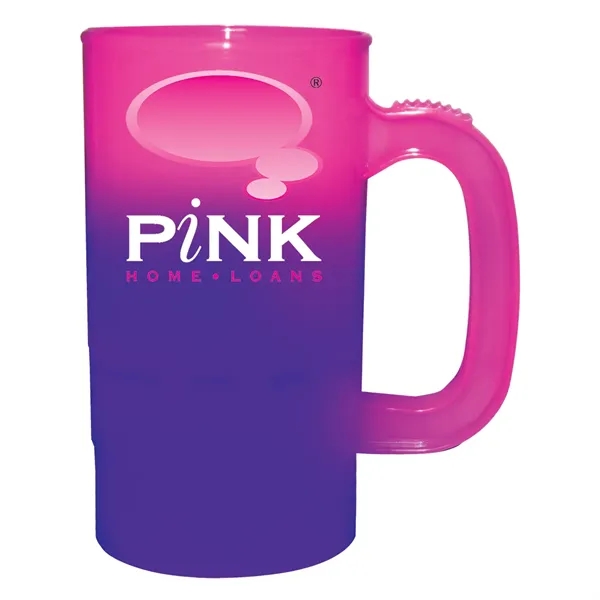 Pink To Purple color option for Mood™ 14 Oz. Beer Stein (1 Side), Full Color Digital