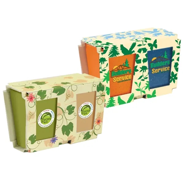 Extra color option for Promo Planter 4 Pack Planter Set, Full Color Digital