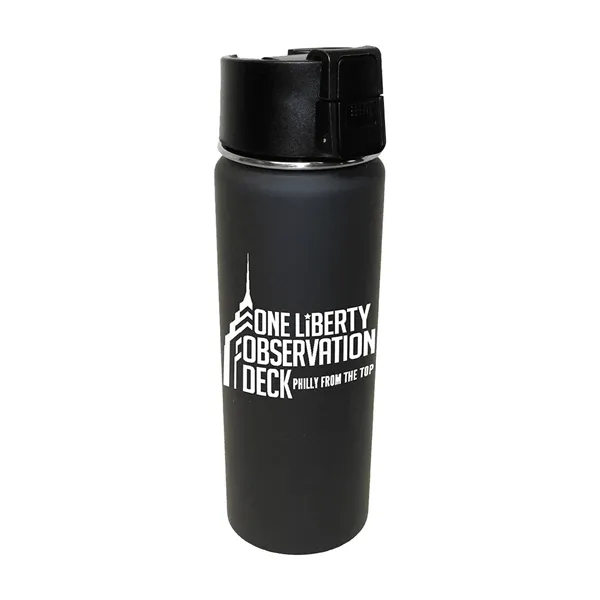 Black color option for Halcyon® 20 Oz. Sport Bottle W/ Push Button Lid