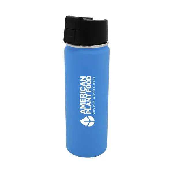 Blue color option for Halcyon® 20 Oz. Sport Bottle W/ Push Button Lid
