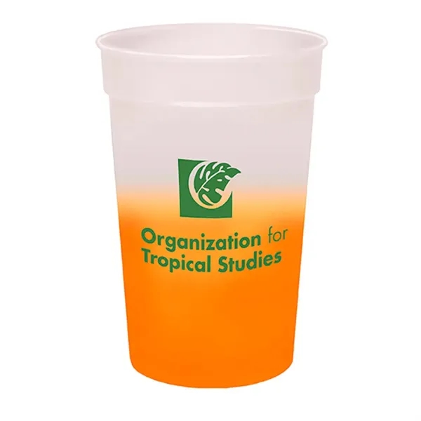 Frosted To Orange color option for Mood™ 22 Oz. Stadium Cup