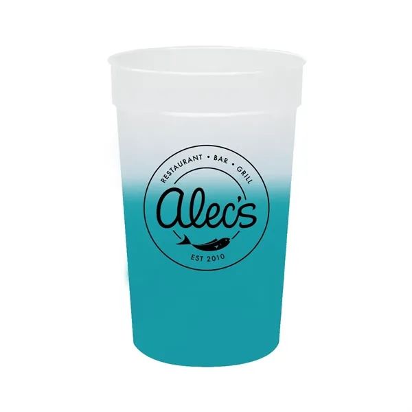 Frosted To Turquoise color option for Mood™ 22 Oz. Stadium Cup