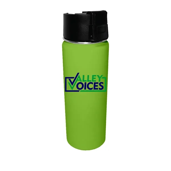 Lime Green color option for Halcyon® 20 Oz. Sport Bottle W/ Push Button Lid, Full Color
