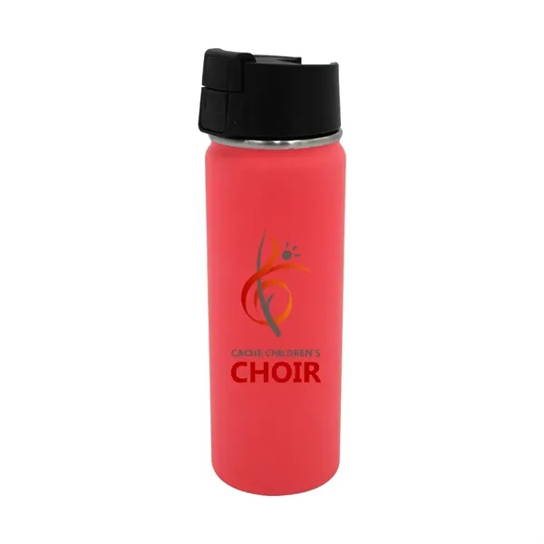Red color option for Halcyon® 20 Oz. Sport Bottle W/ Push Button Lid, Full Color