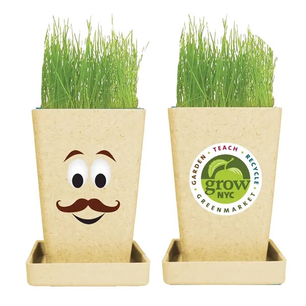 Beige color option for Expression Planter 1 Pack Planter, Full Color Digital