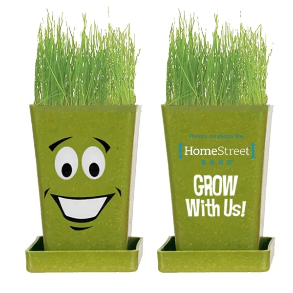 Green color option for Expression Planter 1 Pack Planter, Full Color Digital