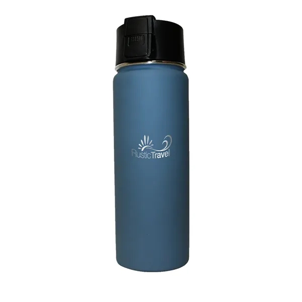 Slate Blue color option for Halcyon® 20 Oz. Sport Bottle W/ Push Button Lid, Laser Engr