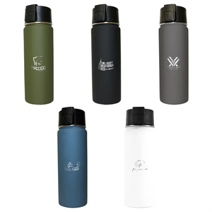 Photo of Halcyon® 20 Oz. Sport Bottle W/ Push Button Lid, Laser Engr