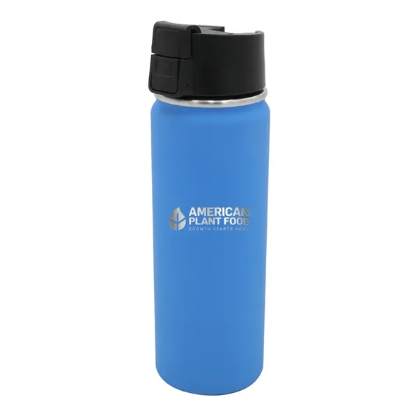 Blue color option for Halcyon® 20 Oz. Sport Bottle W/ Push Button Lid, Laser Engr