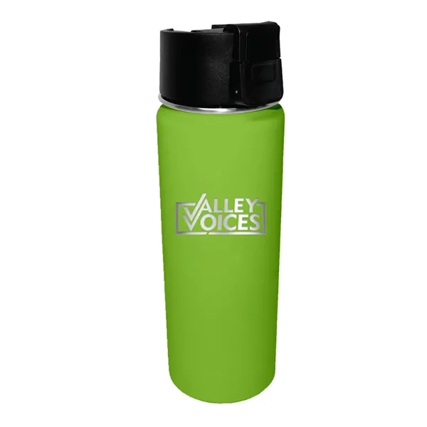 Lime Green color option for Halcyon® 20 Oz. Sport Bottle W/ Push Button Lid, Laser Engr